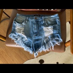 Fashion Nova High Waisted Denim Shorts